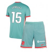 Atletico Madrid Clement Lenglet #15 Bortedraktsett Barn 2024-25 Kortermet (+ Korte bukser)